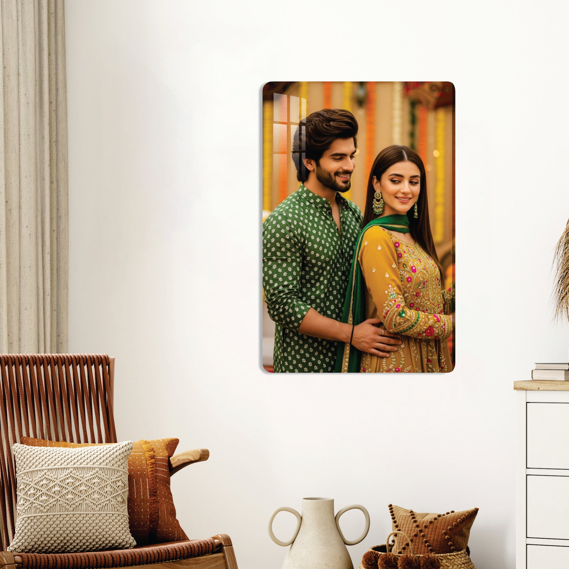 Acrylic Personalized  Photo Frame ( 8 x 12 inch )