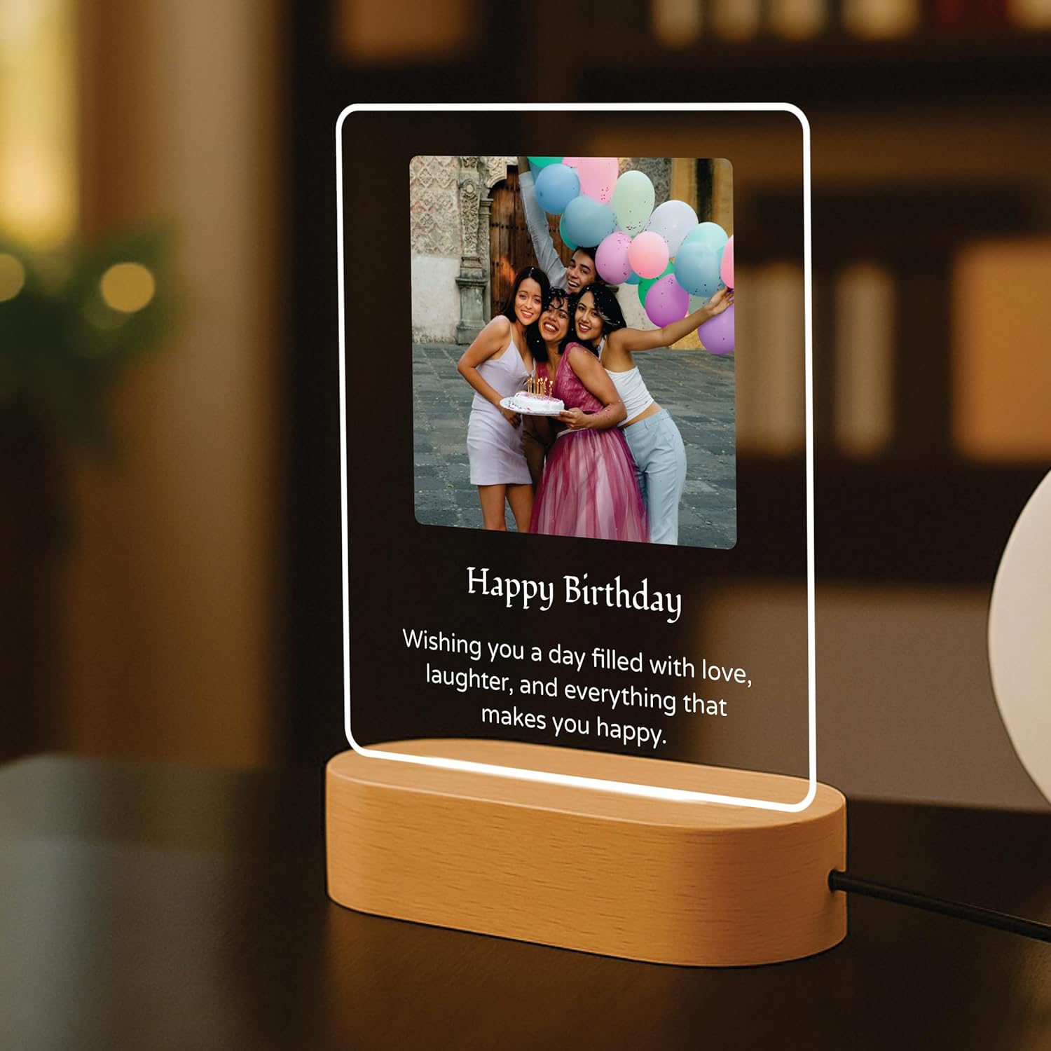 Custom LED Acrylic Photo Frame - Together