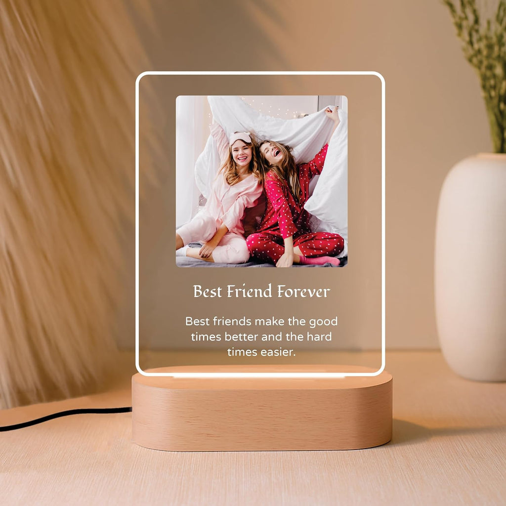 Custom LED Acrylic Photo Frame - Together