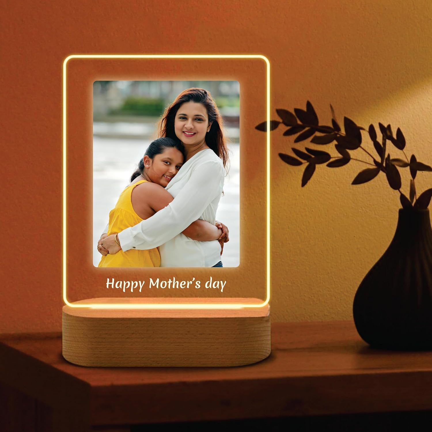 Custom LED Acrylic Photo Frame - Forever
