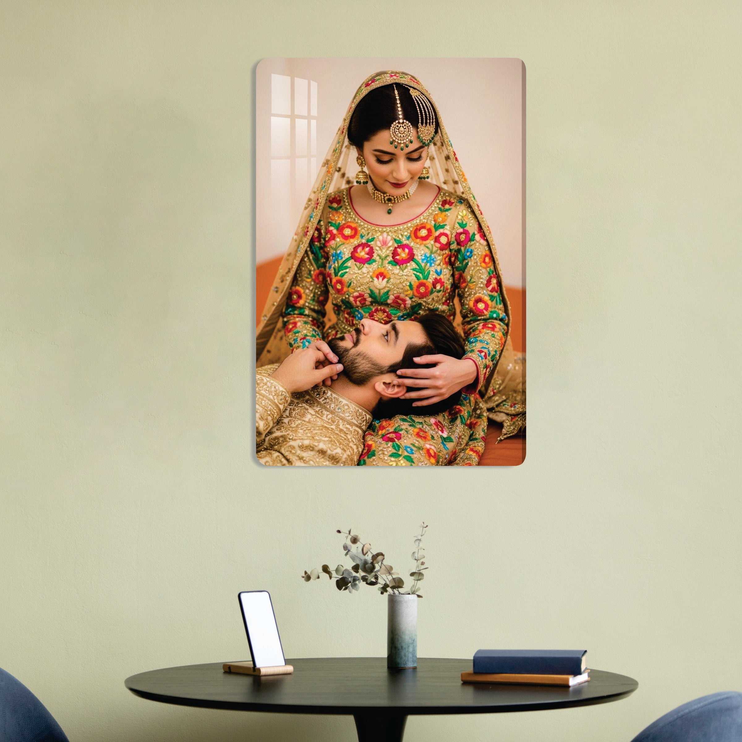 Acrylic Personalized  Photo Frame ( 10 x 15 inch )