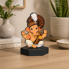 Cute Ganpati Acrylic Idol for Office & Home
