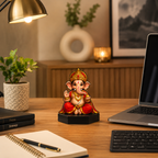 Baby Ganesha Acrylic Standee – Decorative Table Décor