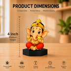 Baby Ganesha Acrylic Decorative Stand