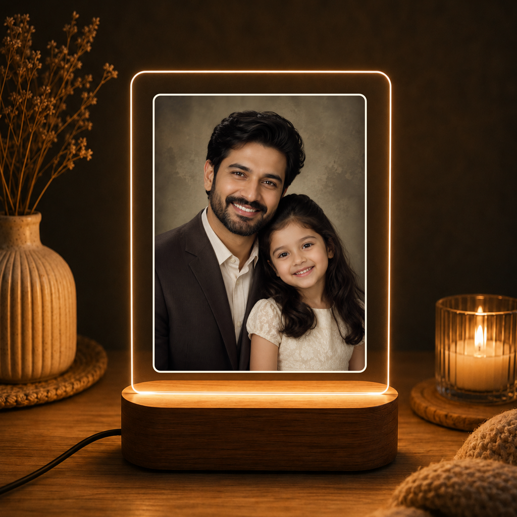 Custom LED Acrylic Photo Frame